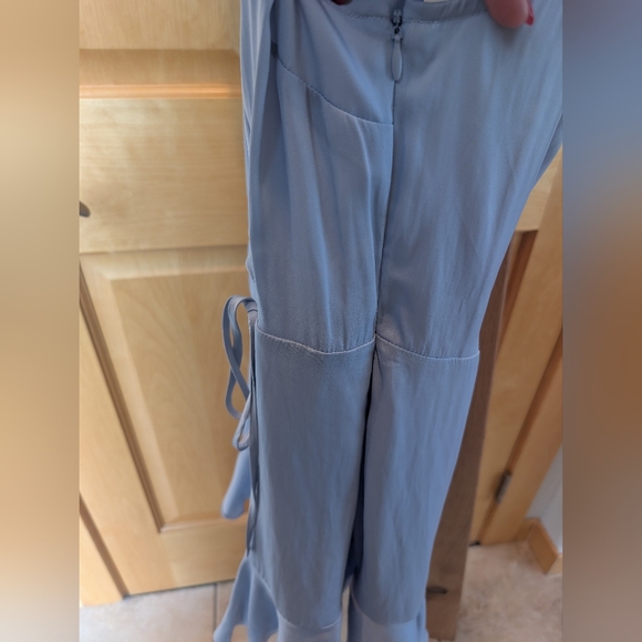 Altar'd State Soft Blue Ruffle Midi Dress - Picture 7 of 11